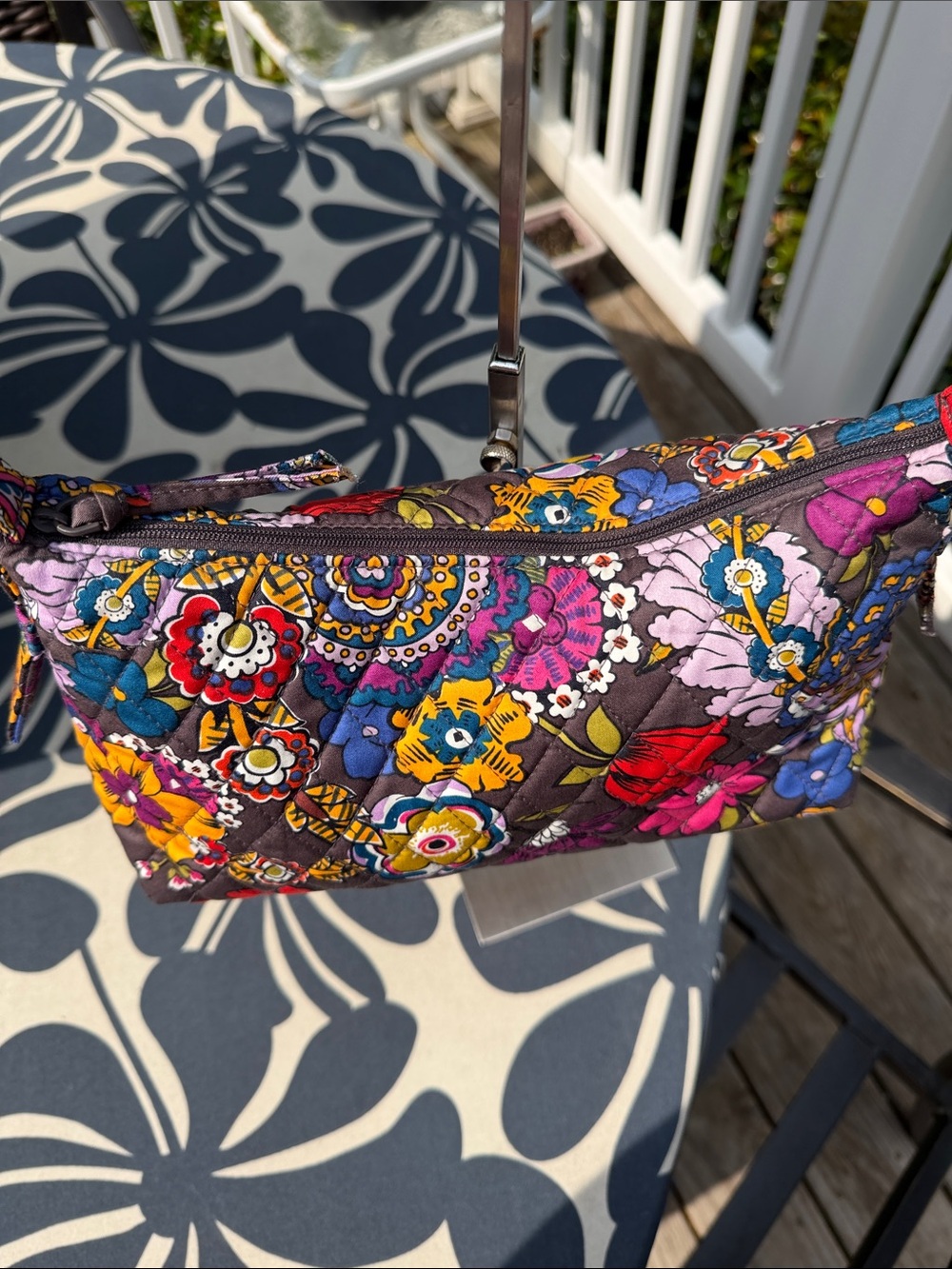 Vera Bradley Multicolor Floral Quilted Shoulder Bag - Picture 11 of 14